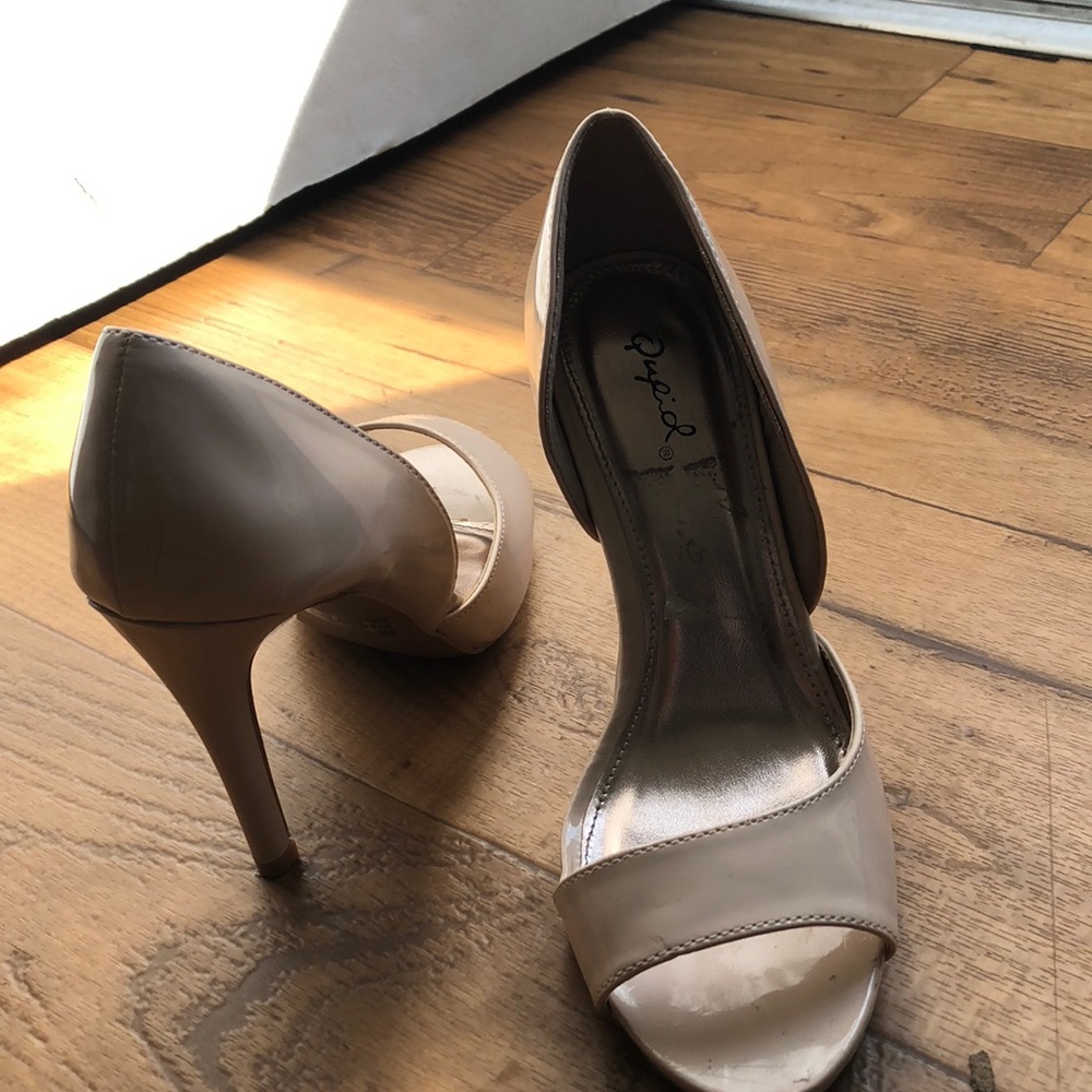 Cream heels